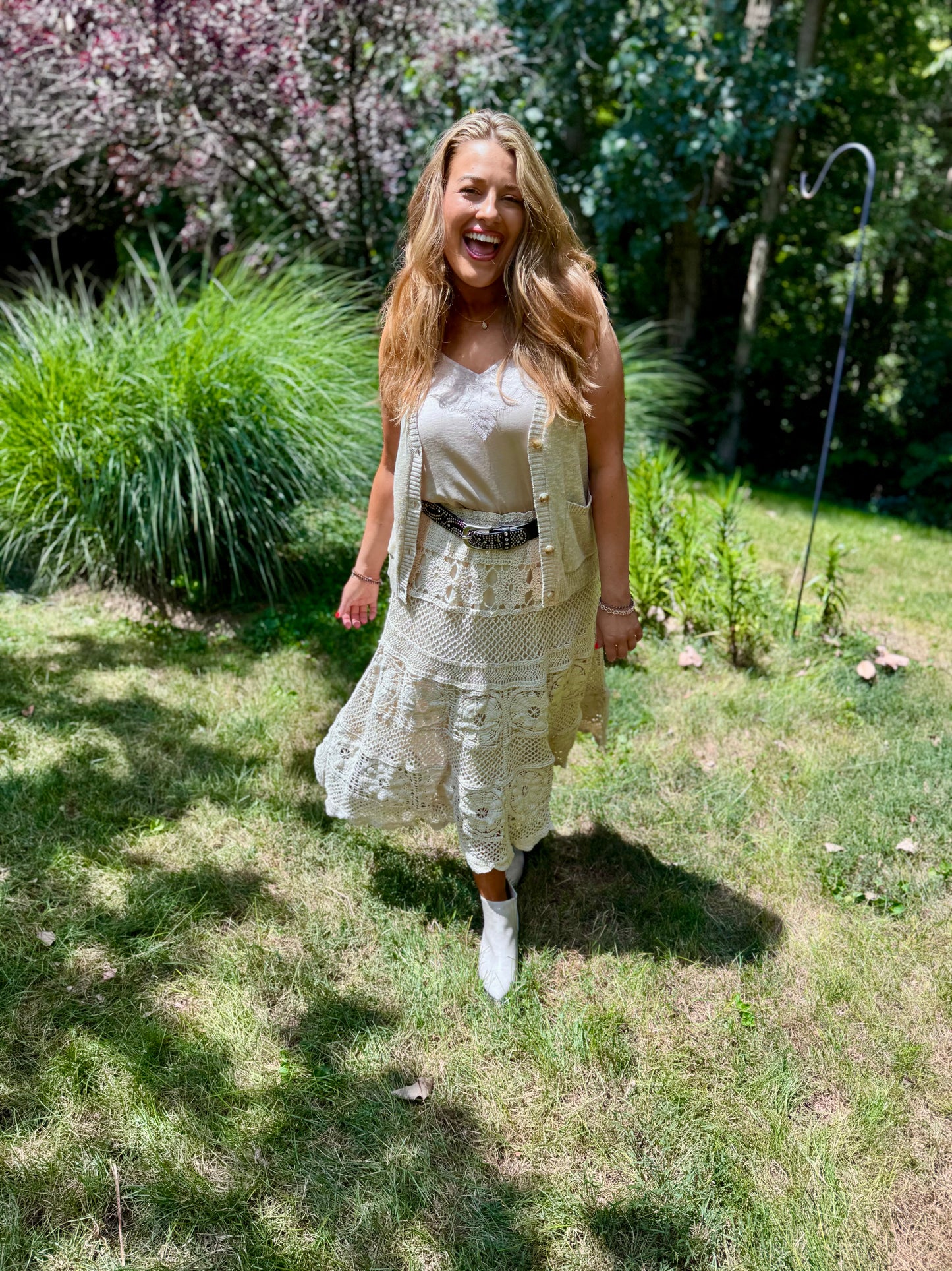 Rustic Crochet Skirt