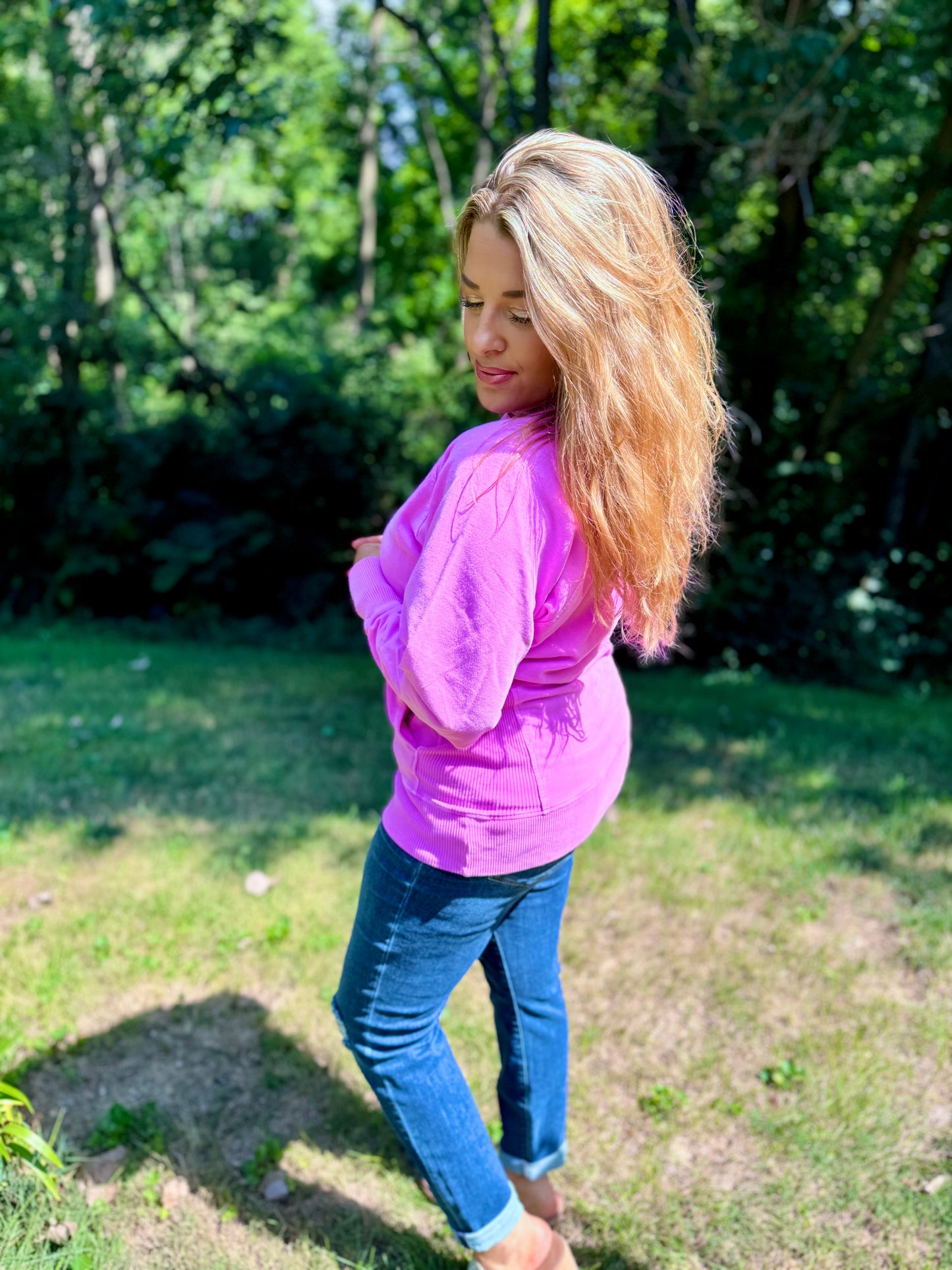 Bubble Gum Pink Sweatshirt