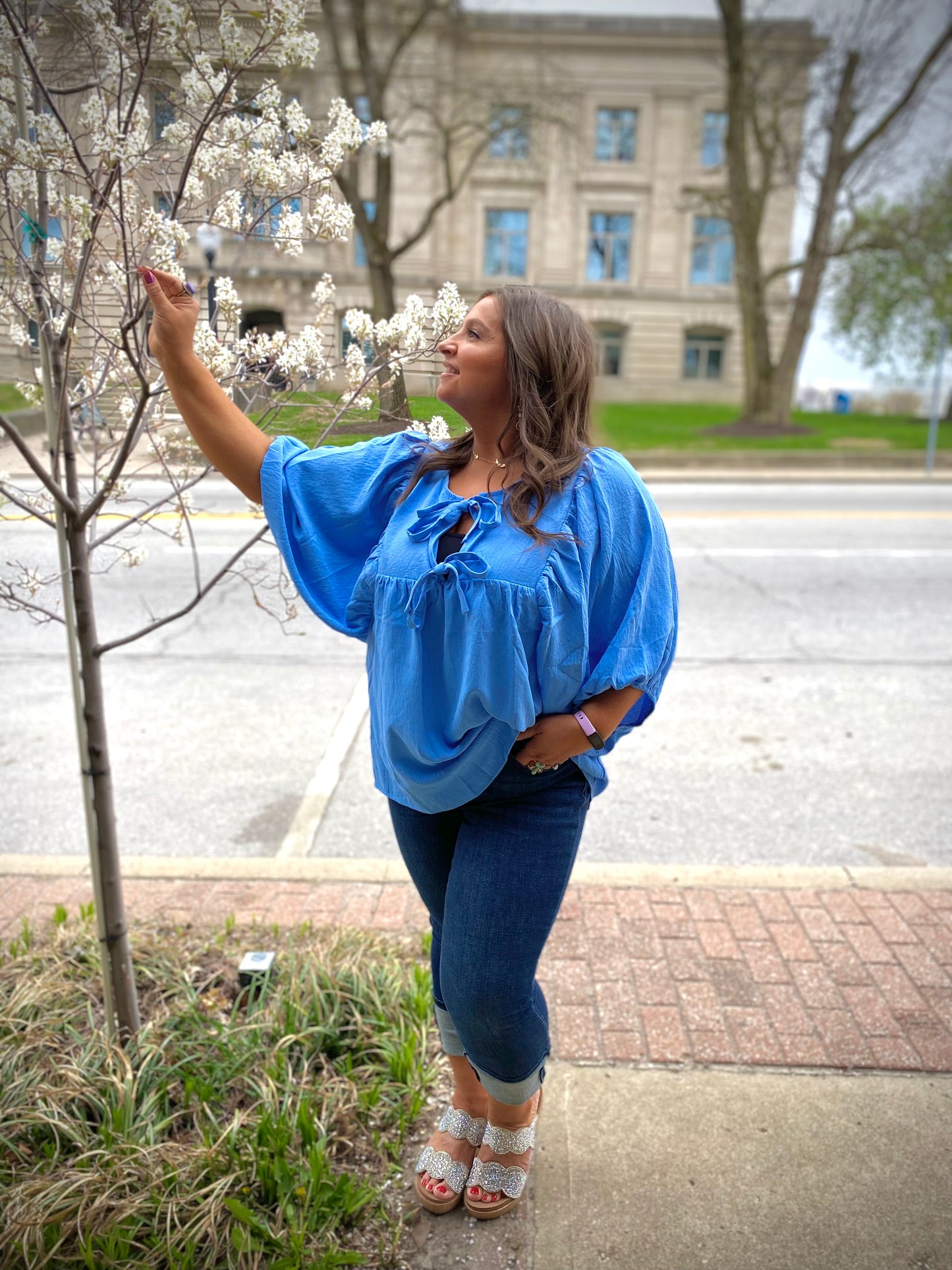 Blue Paradise Blouse