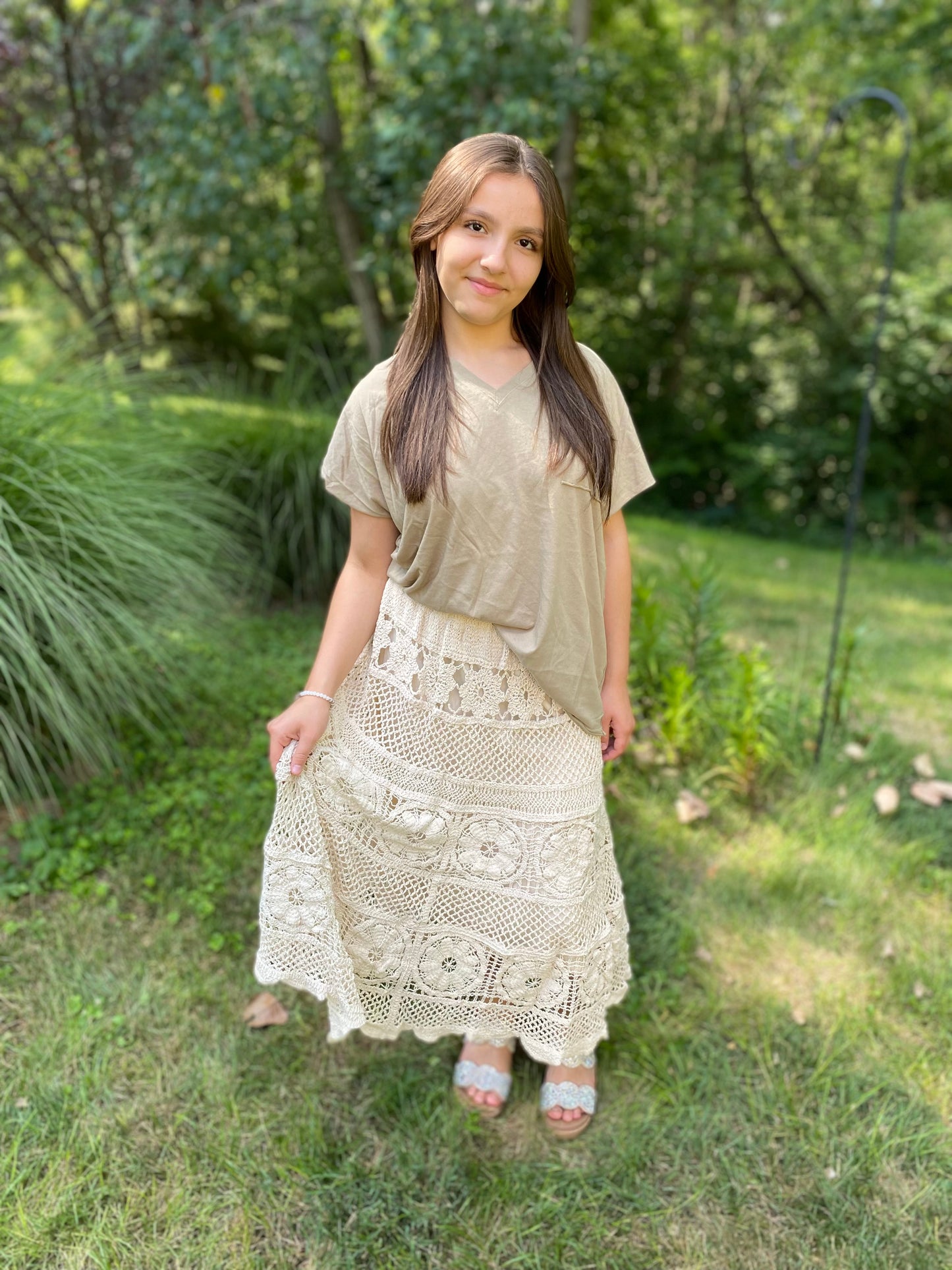 Rustic Crochet Skirt