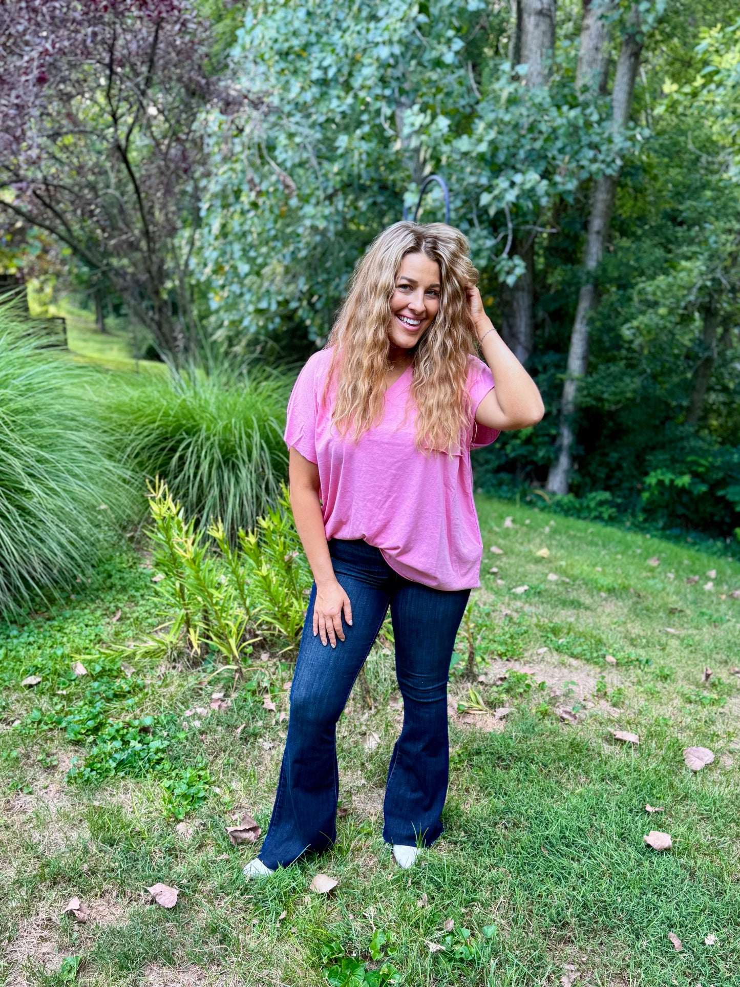 Judy Blue Raw Hem Flare 34 inseam