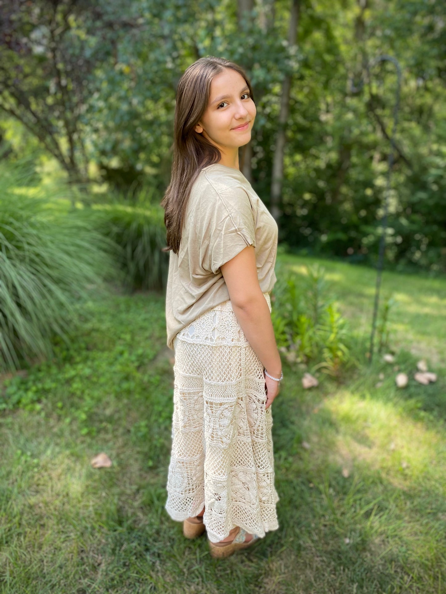 Rustic Crochet Skirt