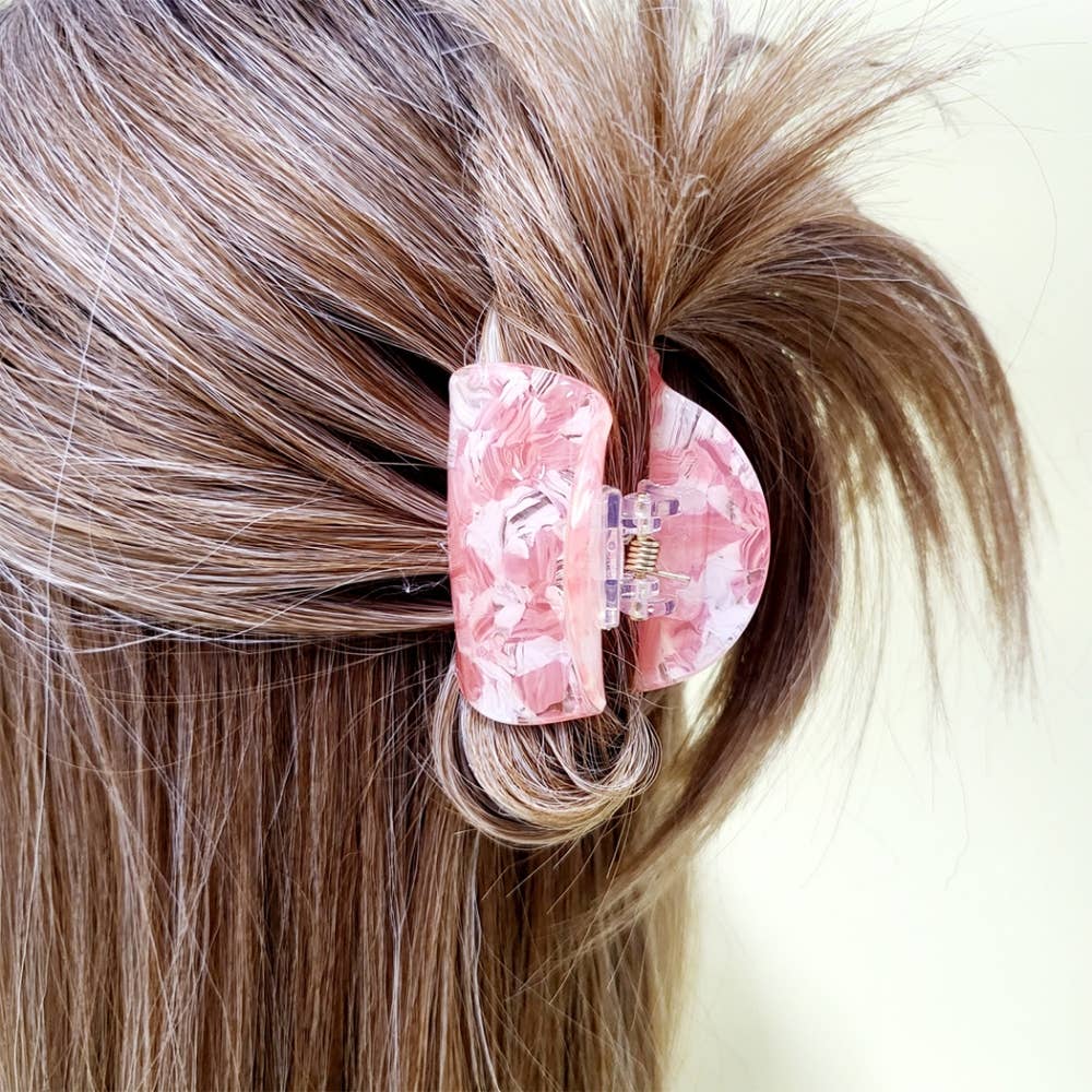 Acrylic Hair Claw Clip: Assorted Color / ONE SIZE