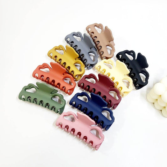 Matte Color Hair Claw Clip: Assorted Color