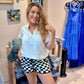 Ready Set Go Checkered shorts