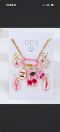 DIY Charm Necklace Kit — Pretty in Pink