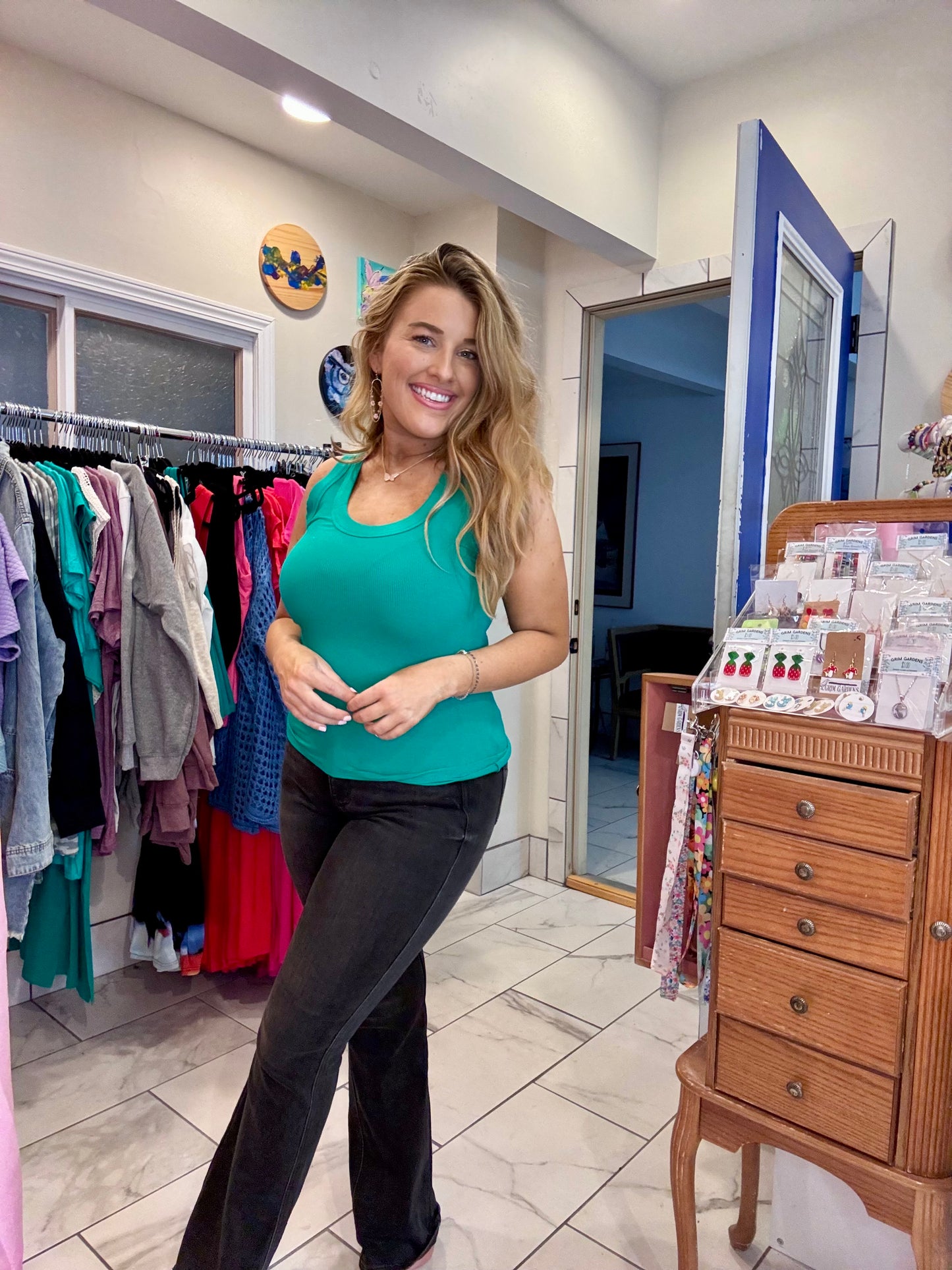 Cozy Scoop Neck Tank Tops