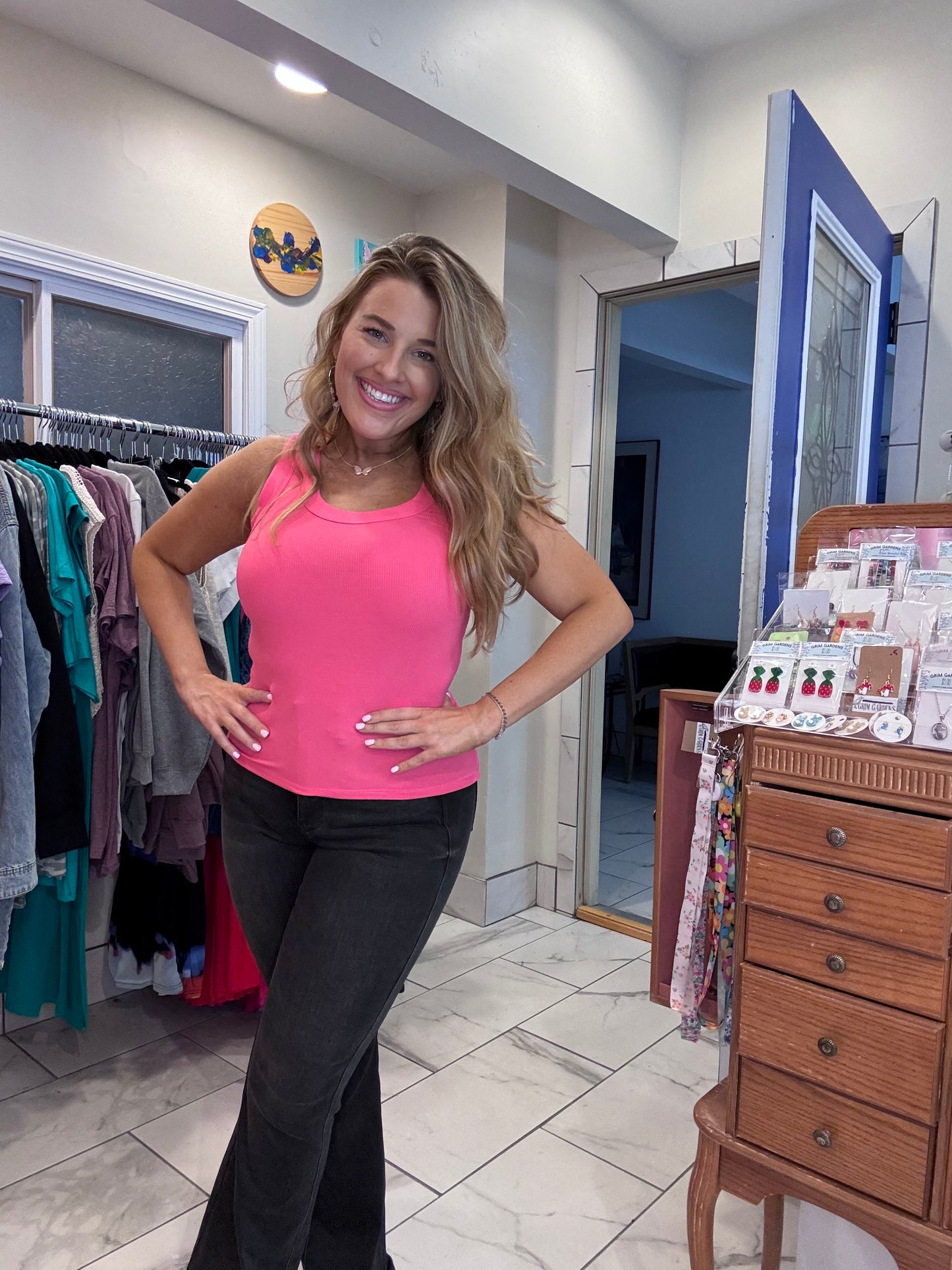 Cozy Scoop Neck Tank Tops