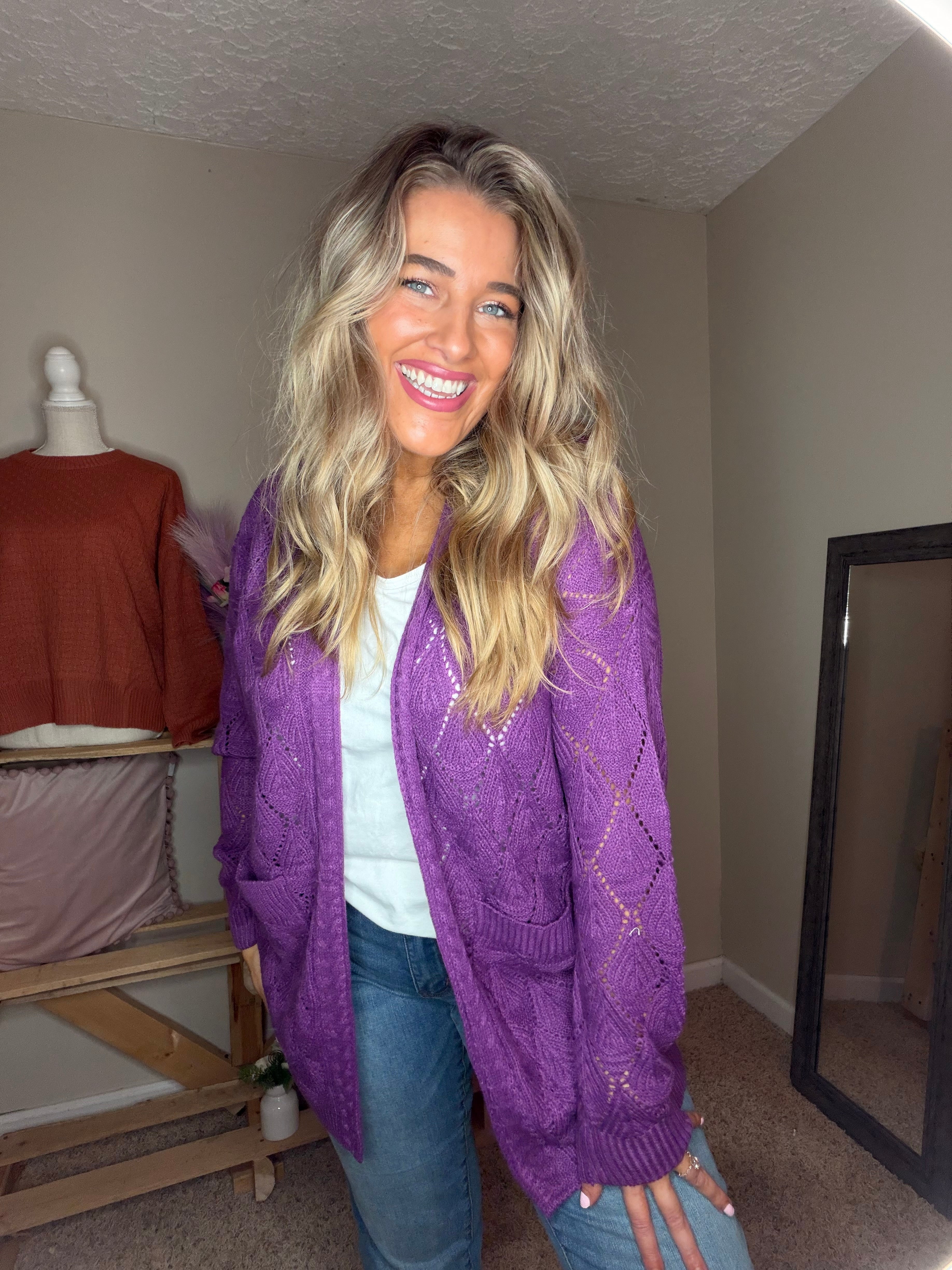 Purple Passion Cardigan