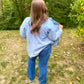 Denim Craze Mineral Washed Gauze Shacket