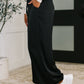 City Ease Wide Leg Bottoms in Black
