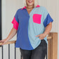 Color Me Cool Color Block Top