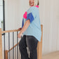 Color Me Cool Color Block Top