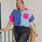 Color Me Cool Color Block Top