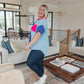 Color Me Cool Color Block Top