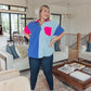 Color Me Cool Color Block Top