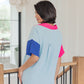Color Me Cool Color Block Top