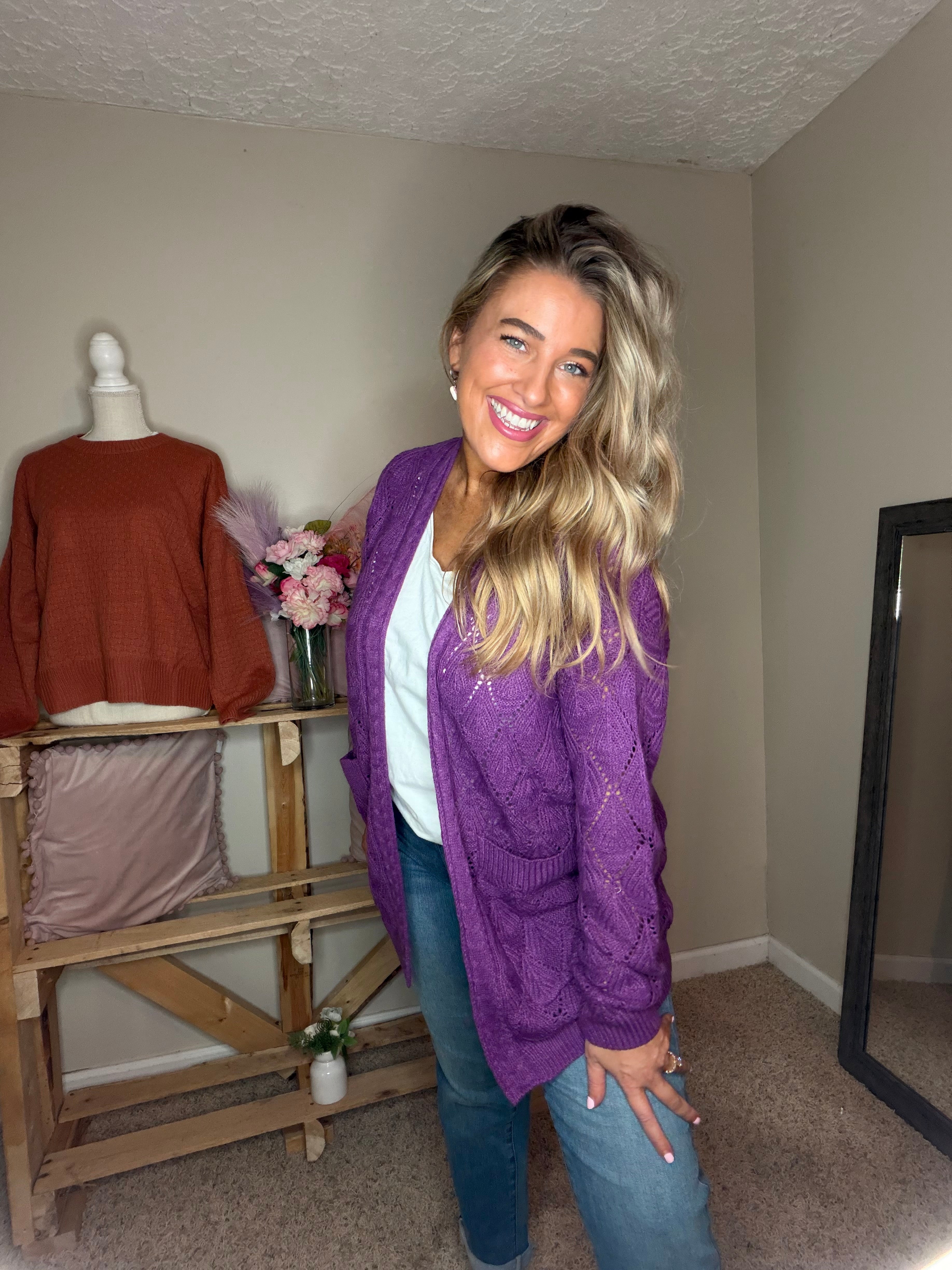 Purple Passion Cardigan