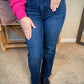 Judy Blue Petite Straight Jeans Mid Rise
