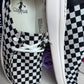 Corky’s Black and White Checkered Kayaks