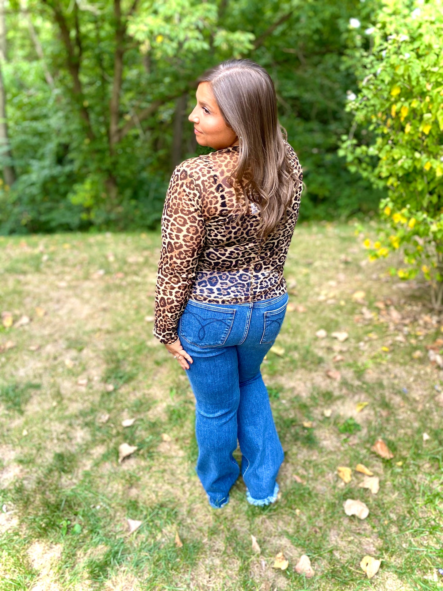 Wild Animal Mesh Top