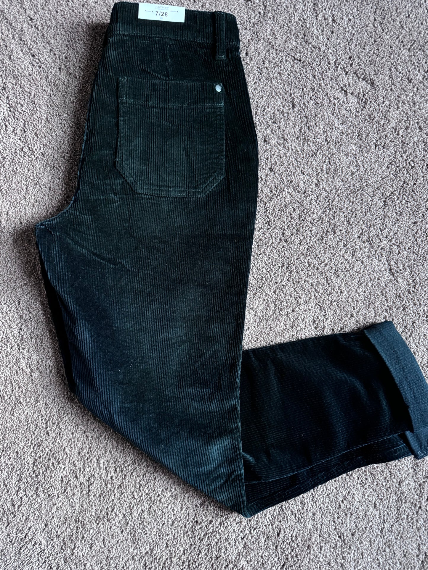 Judy Blue Emerald Corduroy Joggers