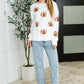 PREORDER: Sequin Pumpkin Bow Pullover