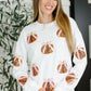 PREORDER: Sequin Pumpkin Bow Pullover
