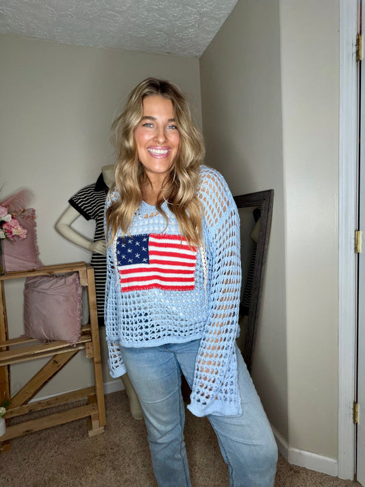 American Flag Hoodie - TheRusticAttic