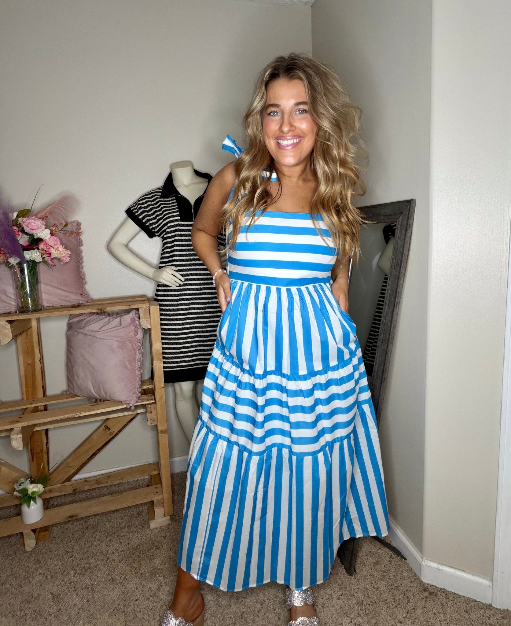 Baby Blue by the Ocean Dress - TheRusticAttic