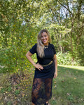 Black Western Lace Dress - TheRusticAttic