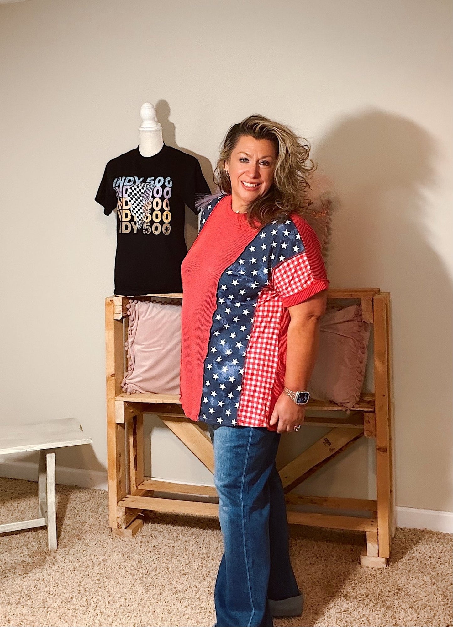 Celebrate the USA top - TheRusticAttic
