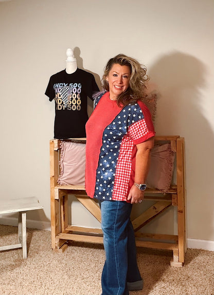 Celebrate the USA top - TheRusticAttic