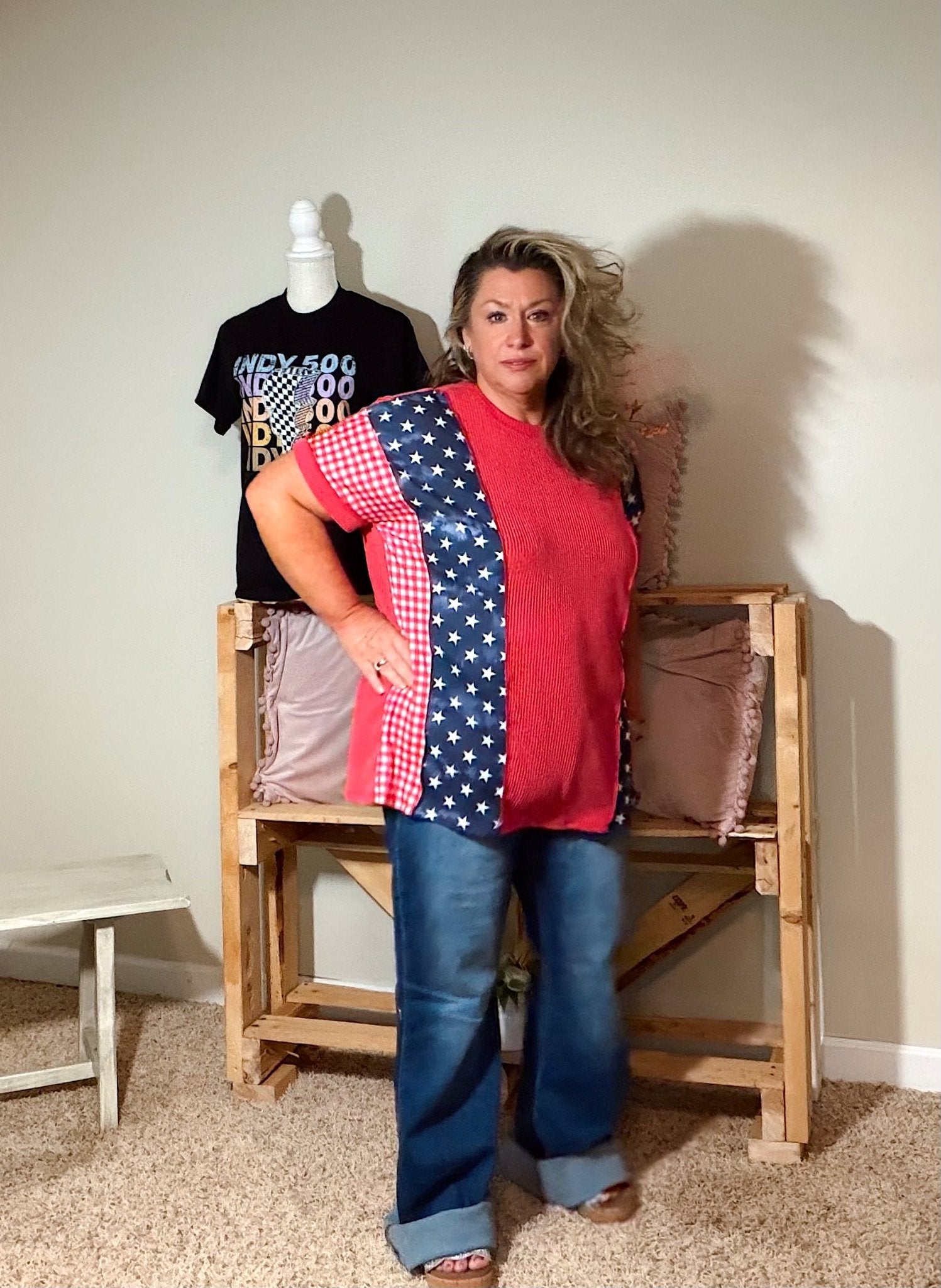 Celebrate the USA top - TheRusticAttic