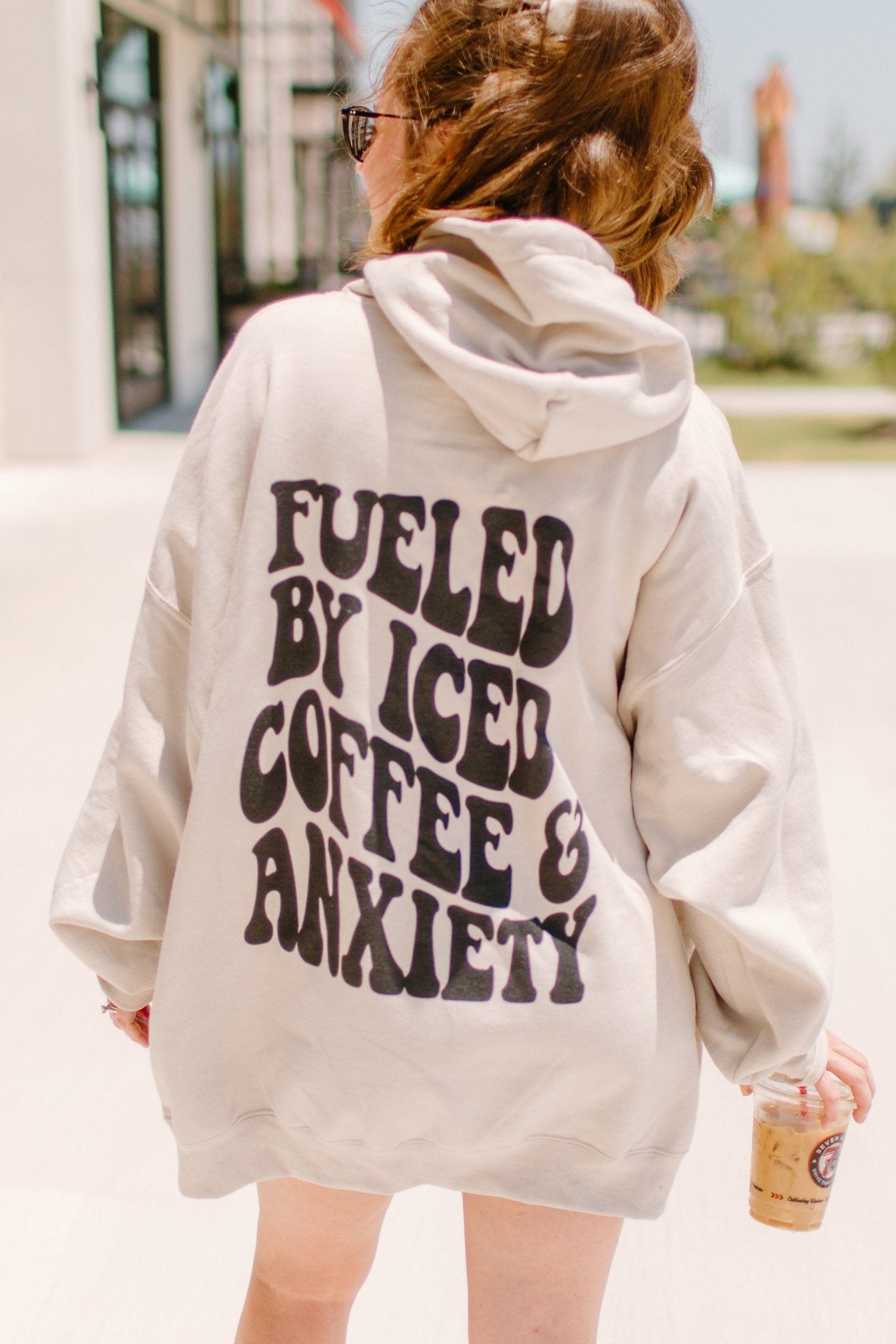 Coffee and Anxiety Graphic Sweatshirt - TheRusticAttic