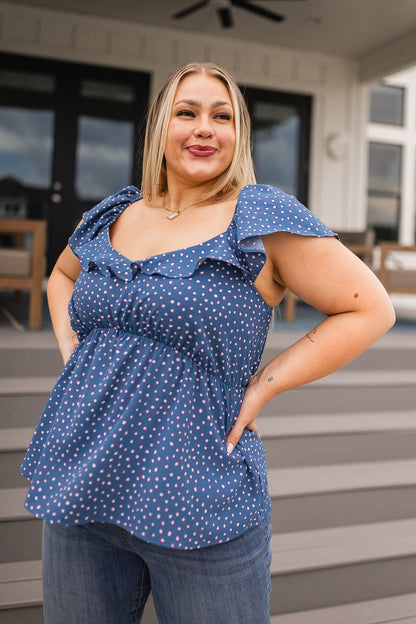 Connect the Dots Peplum Blouse - TheRusticAttic