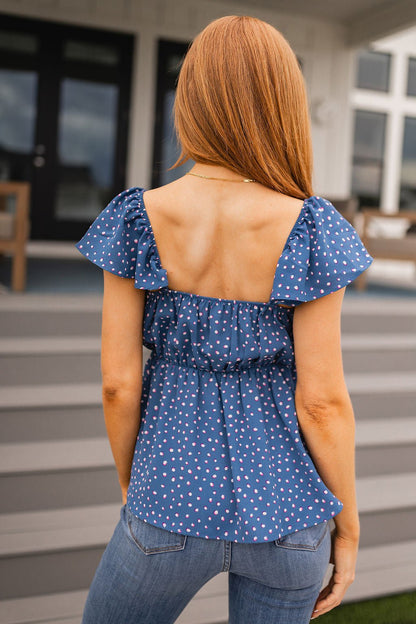 Connect the Dots Peplum Blouse - TheRusticAttic
