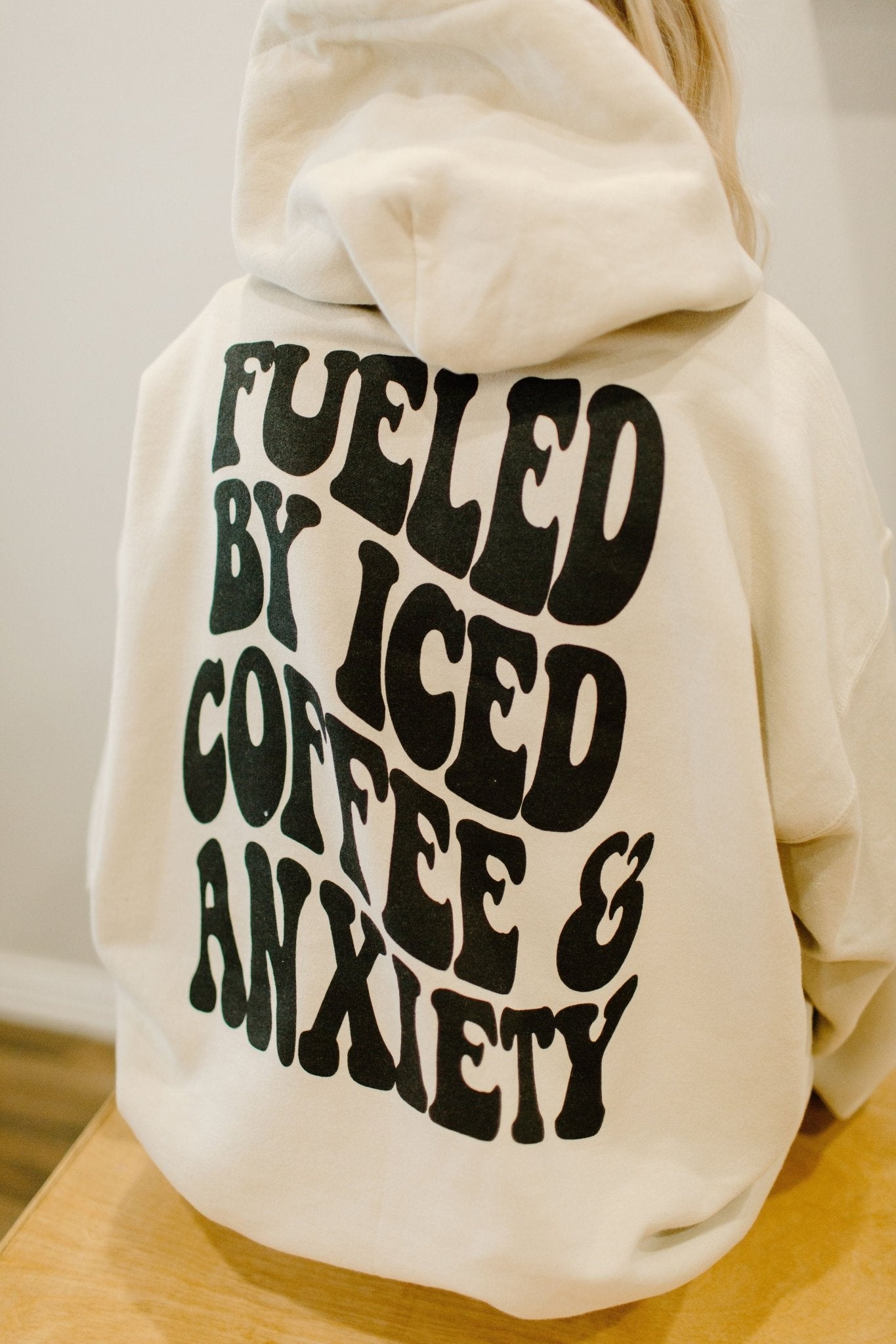Fueled by iced coffee and anxiety Graphic Tee or Sweatshirt - TheRusticAttic