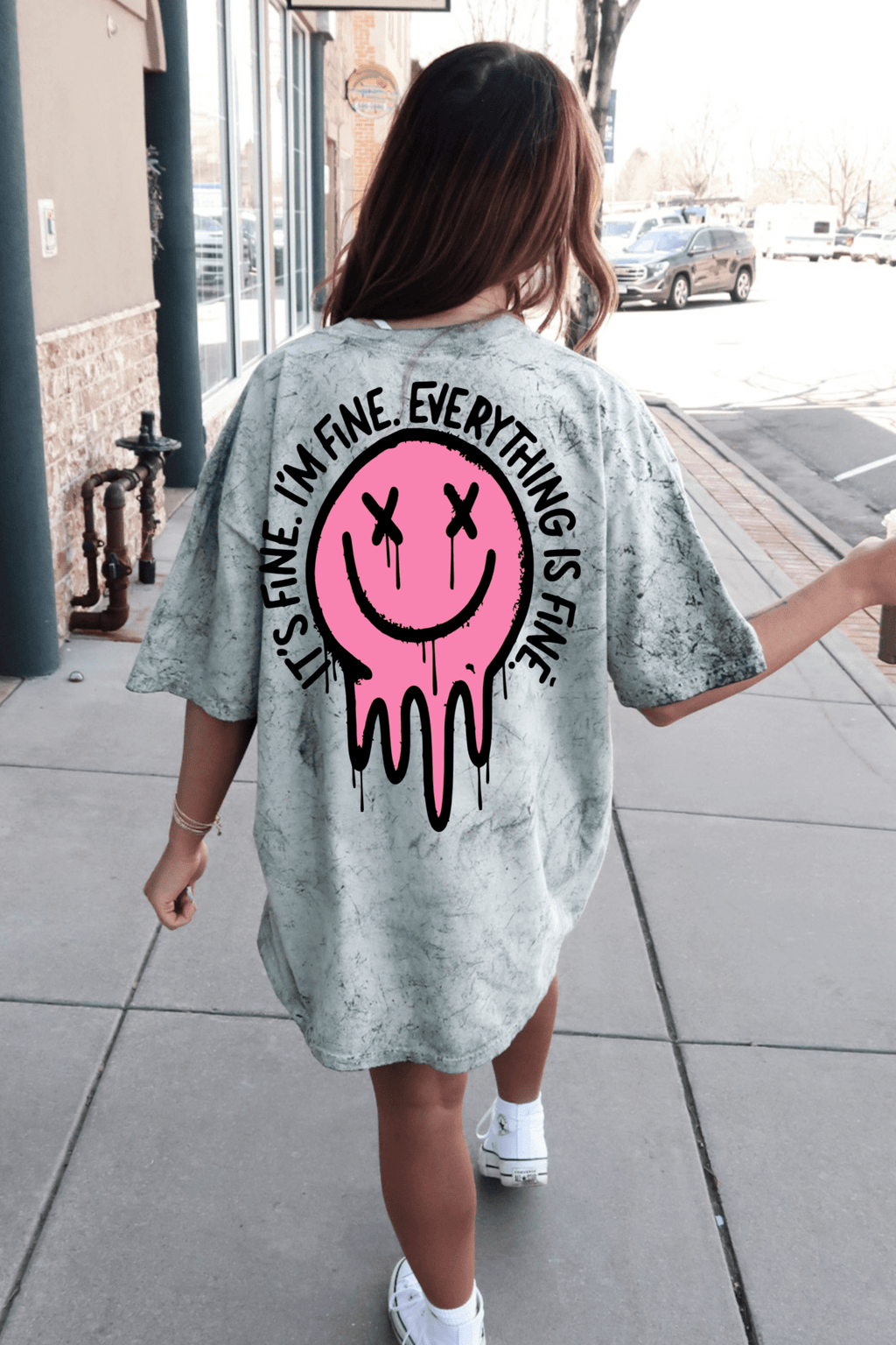 It's Fine Smiley Graphic - TheRusticAttic
