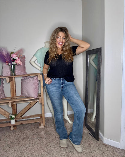 Judy Blue Mid Rise Boot Cut Jeans - TheRusticAttic