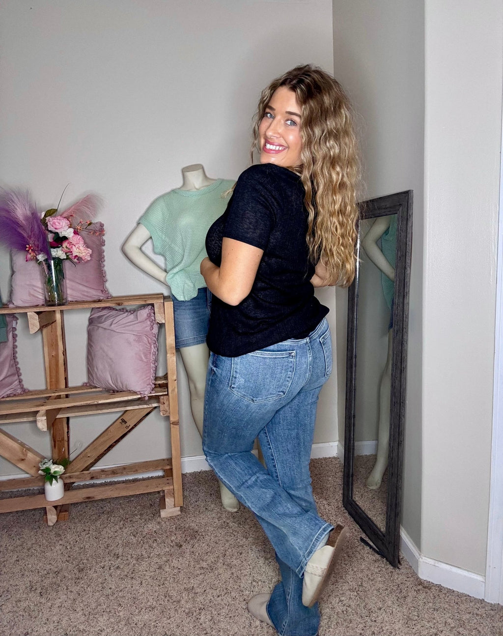 Judy Blue Mid Rise Boot Cut Jeans - TheRusticAttic