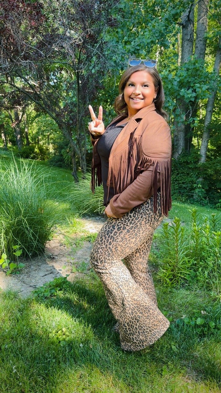 Judy Blue MR Flare P Leopard Luxe - TheRusticAttic