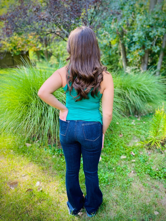 Judy Blue Raw Hem Flare 34 inseam - TheRusticAttic