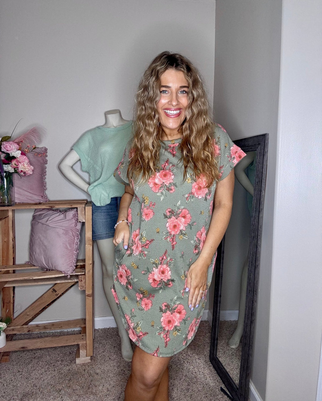 Just Call Me Sage Dress - TheRusticAttic