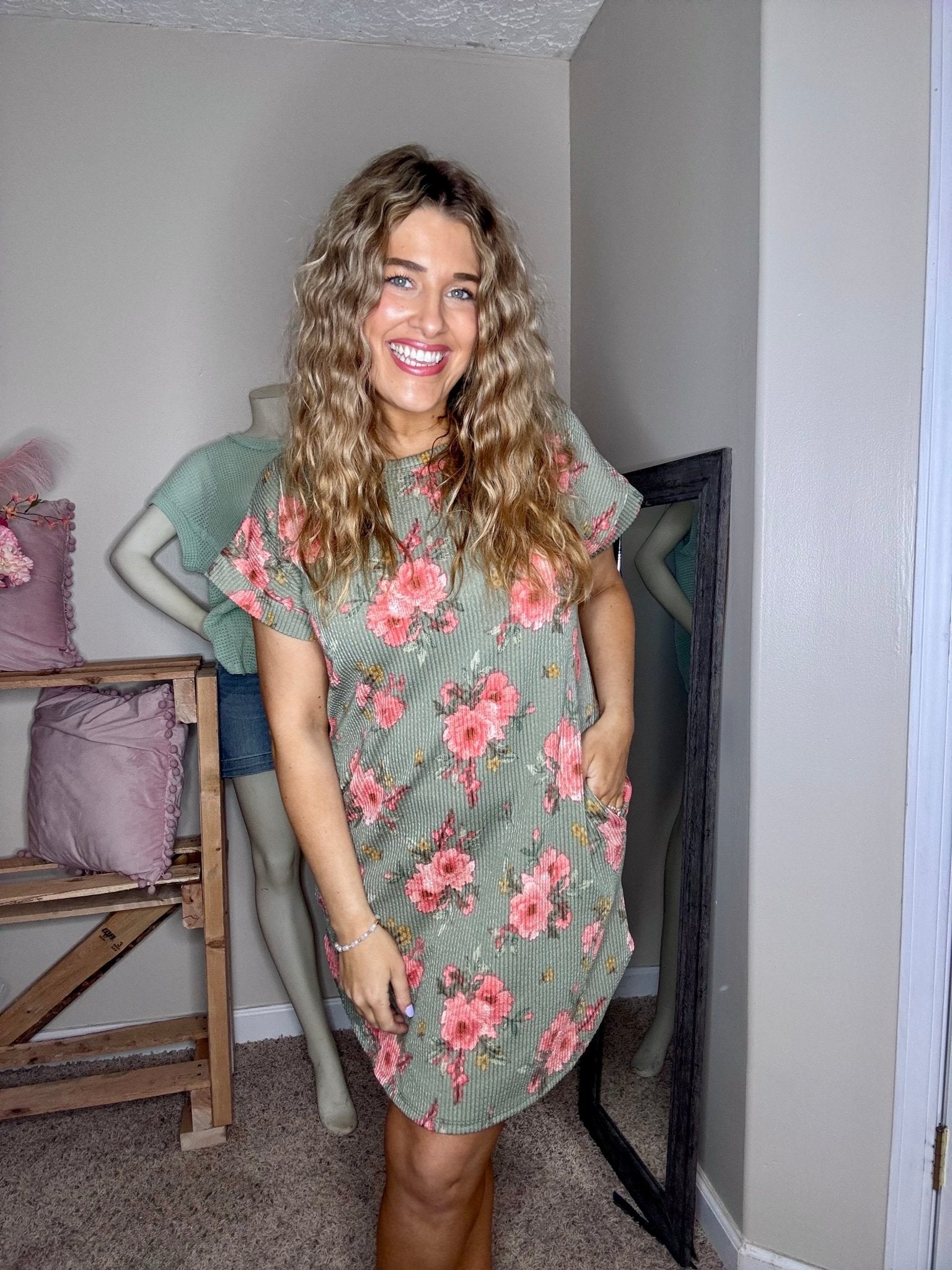 Just Call Me Sage Dress - TheRusticAttic