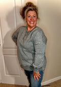 Lavender Sweatshirt with Pockets - TheRusticAttic