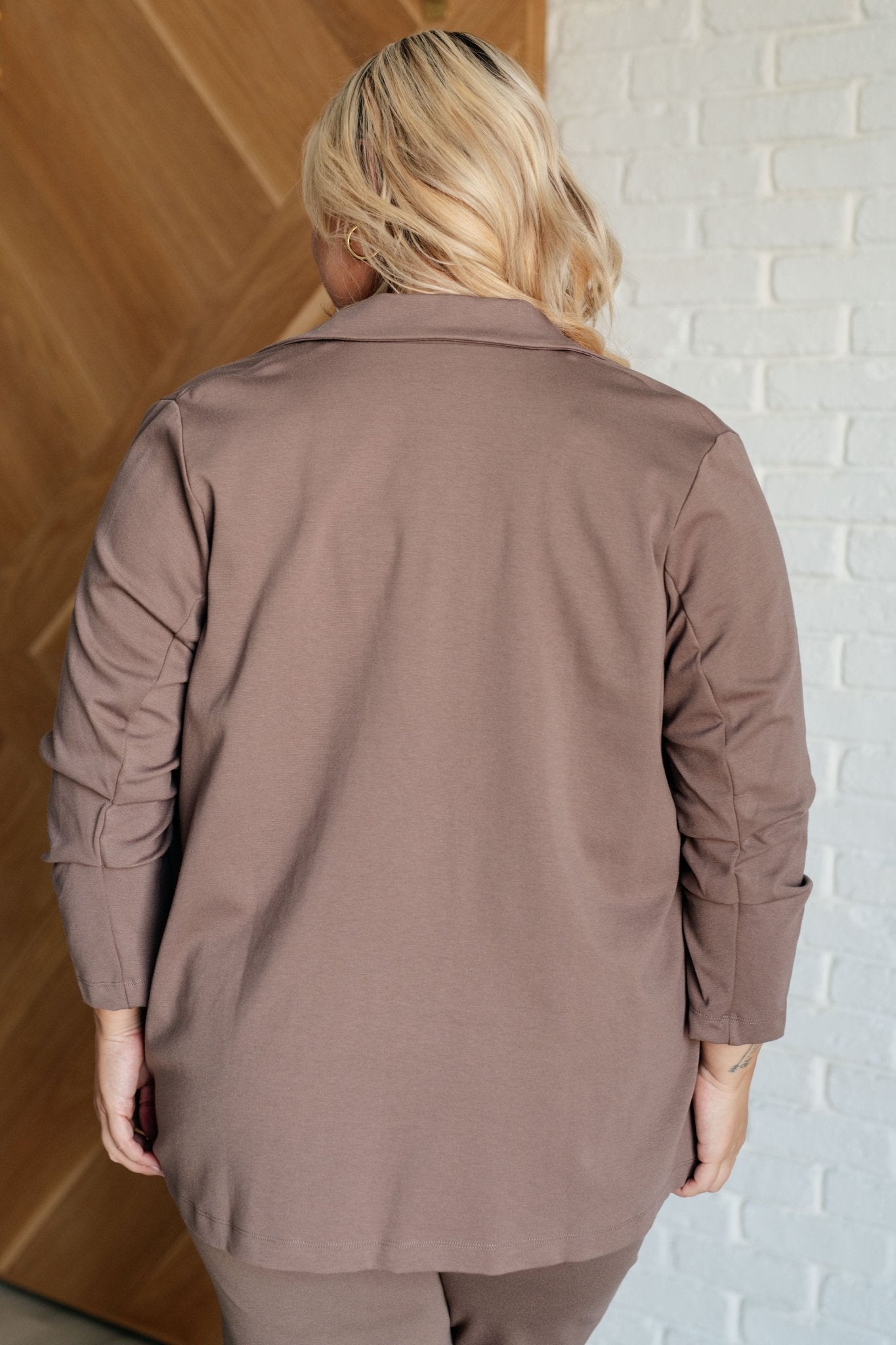 Magic 3/4 Blazer in Dark Mocha - TheRusticAttic