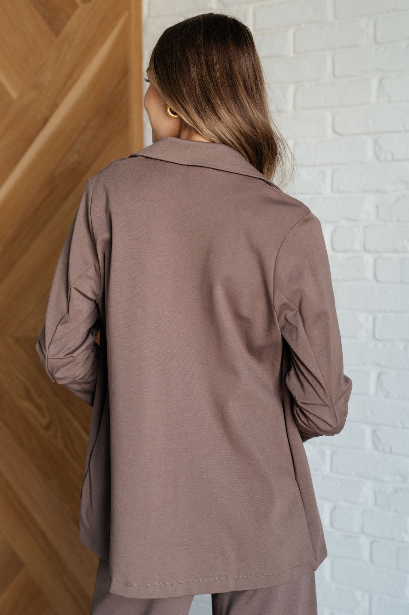 Magic 3/4 Blazer in Dark Mocha - TheRusticAttic