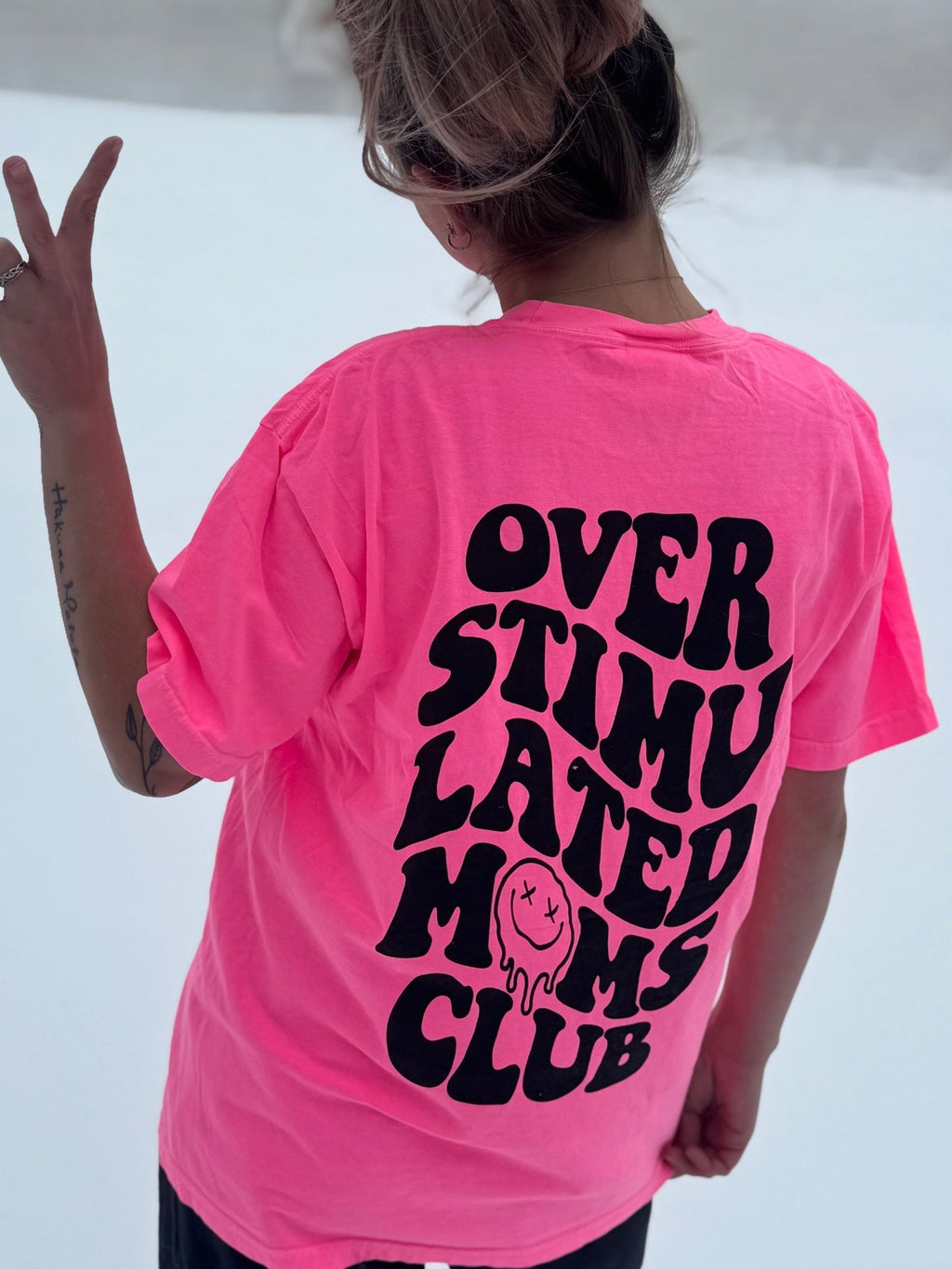 Overstimulated Moms Club Graphic Tee - TheRusticAttic