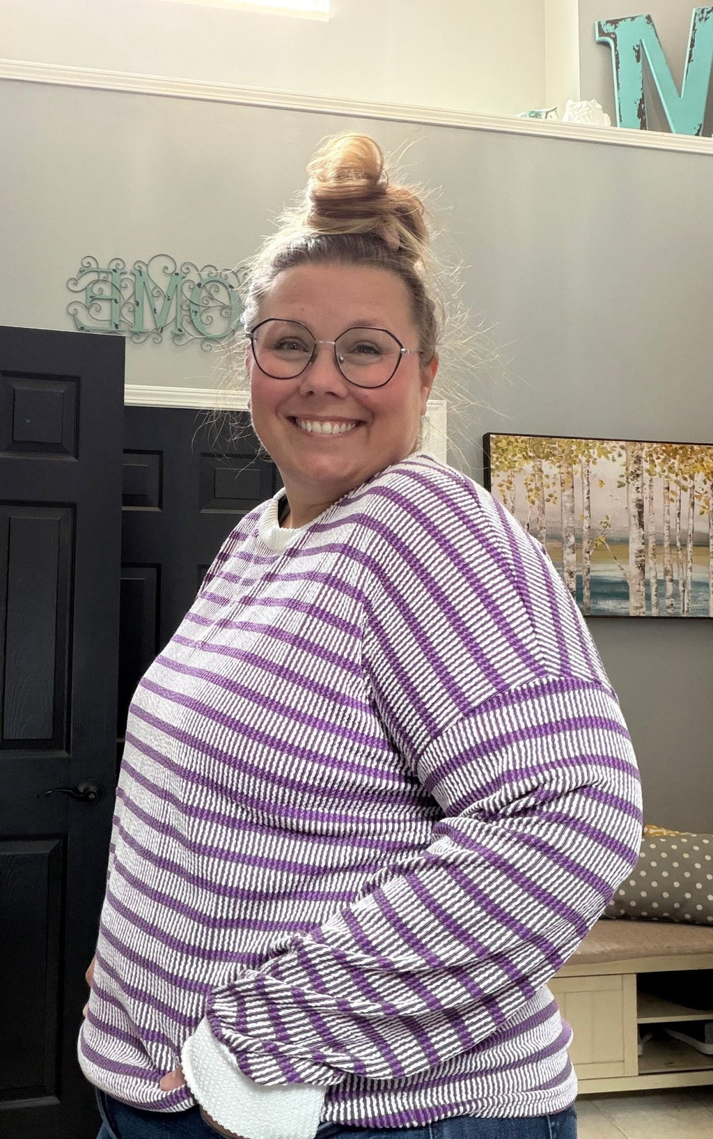 Purple Thermal Pullover - TheRusticAttic